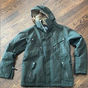 686 Men’s snowboarding jacket, large